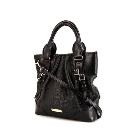 borsa burberry bauletto pelle nera|burberry borse firmate.